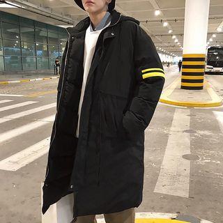 Contrast-trim Hooded Parka