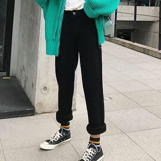 Straight-fit Knit Pants