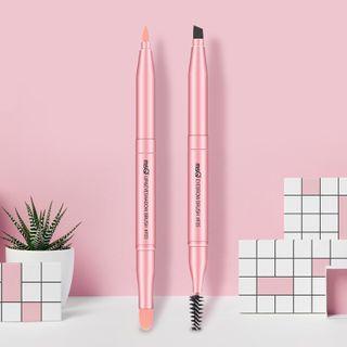 Dual Head Lip & Eyebrow Makeup Brush