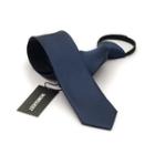 Pre-tied Neck Tie (6cm) Navy Blue - One Size