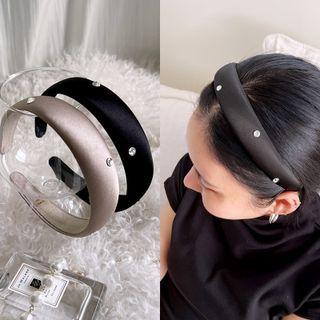 Rhinestone Puffy Hair Band