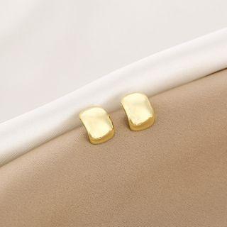 Polished Alloy Earring 1 Pair - E1980 - Gold - One Size