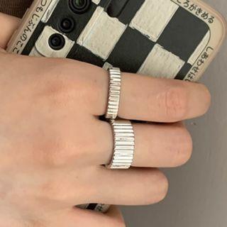 Textured Sterling Silver Open Ring (various Designs) / Set