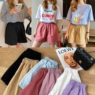 High-waist Wide Shorts In 7 Colors