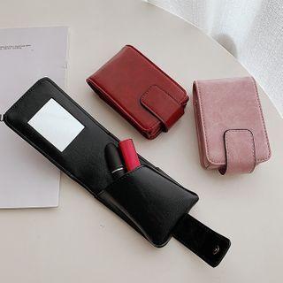 Faux Leather Lipstick Pouch