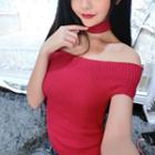 Off-shoulder Open Shoulder Top
