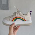 Rainbow-print Platform Sneakers