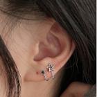 Star Ear Cuff 1 Piece - Silver - One Size