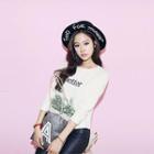 Drop-shoulder Lettering Knit Top