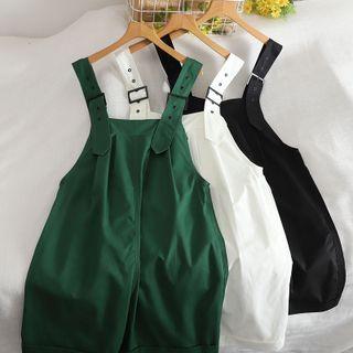 Buckled Wide Leg Jumper Shorts