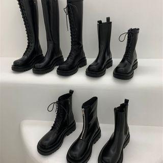 Lace-up Boots / Chelsea Boots / Front-zip Boots
