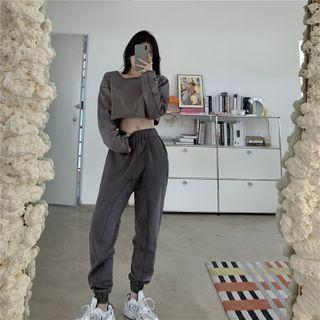 Crop Pullover / Sweatpants