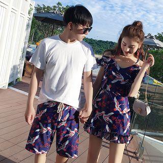 Couple Matching Printed Dress / Shorts
