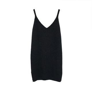 V-neck Slit Strappy Dress