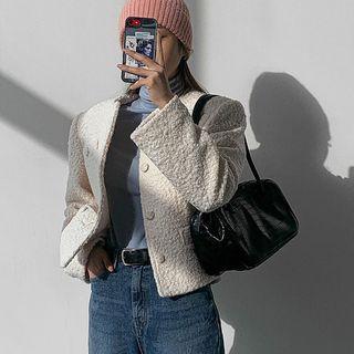 Woolen Ribbed Knit Beanie