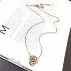 Hooped Necklace 18k Rosegold - One Size