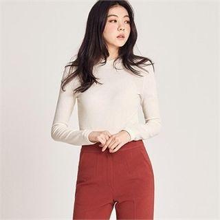 Wool Blend Slim-fit T-shirt