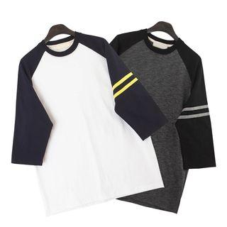 Plus Size Raglan-sleeve T-shirt