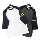 Plus Size Raglan-sleeve T-shirt