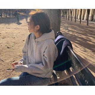 [dearest] Logo-embroidered Kangaroo Hoodie