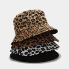 Leopard Fluffy Woolen Hat