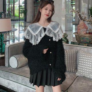 Long-sleeve Lace Top / Cardigan