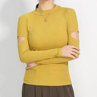Long-sleeve Cutout Dance T-shirt