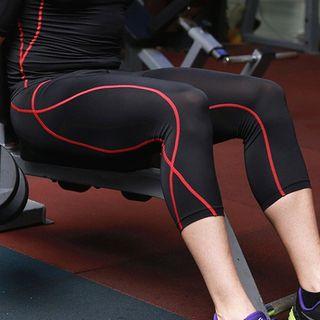 Quick Dry Compression Capri Tights