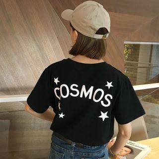 Lettering Back Short Sleeve T-shirt