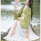 Embroidered Hanfu Top / Maxi Skirt / Accessory