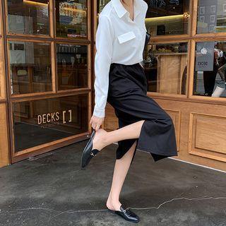 H-line Long Skirt In 2 Lengths
