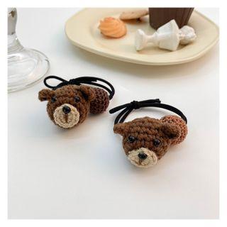Bear Woolen Hair Tie