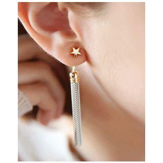 Star Tasseled Earrings