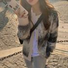 Fluffy Cardigan Gray - One Size