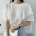 Short Sleeve Ruffle T-shirt