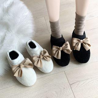 Ribbon Fleece-lined Shoes