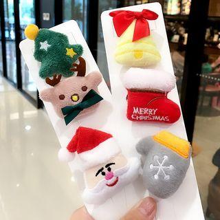 Flannel Christmas Brooch