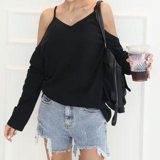 Off-shoulder Camisole Top
