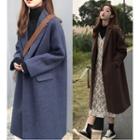 Peak-lapel Double-breasted Coat