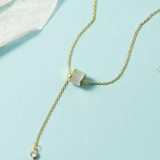 Cz Necklace 1 Pc - Gold - One Size