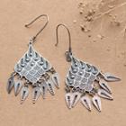 Statement Tasseled Sterling Silver Earring