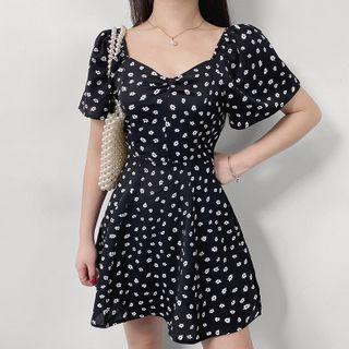 Floral Mini A-line Dress