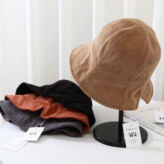 Slit Corduroy Bucket Hat