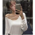 Crisscross Long-sleeve T-shirt