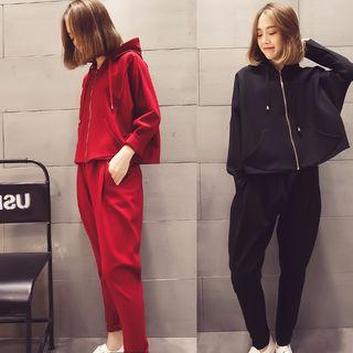 Set: Long-sleeve Hoodie + Sweatpants