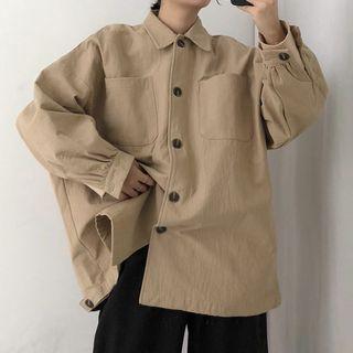 Boxy Buttoned Jacket