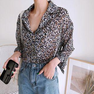 Ditsy Flower Chiffon Blouse