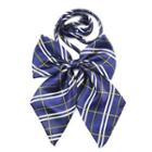 Striped Ribbon Bow Tie Blue - One Size