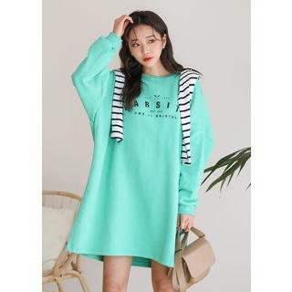 Tall Size Oversized Cotton Pullover Dress