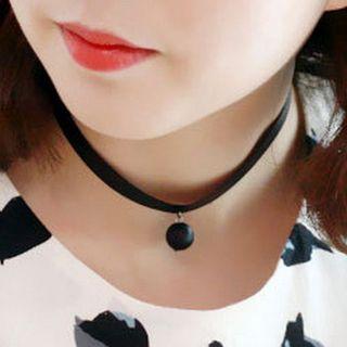 Black Beaded Choker